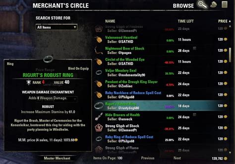 Eso Master Merchant Not Showing Prices