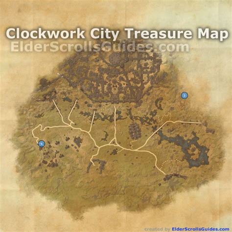 explore Clockwork City expand_more article Goto Article link Copy Link. UESP • ESO Gamemap. Ventral Terminus. Clockwork City Treasure Map I . Location ID: 26422. …. 