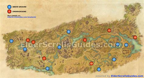 Deshaan Skyshard Locations. There are a total of 16 Skyshards in Deshaan. Skyshard #1 – on the hill near the base of the cliff. Skyshard #2 – beside the Hlaalu Kinhouse. Skyshard #3 – behind Andaren House near the big tree. Skyshard #4 – on a rock at the base of the waterfalls. Skyshard #5 – in the rubble to the side of the entrance .... 