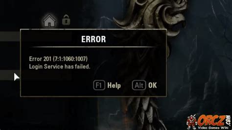 Eso error 201. Things To Know About Eso error 201. 