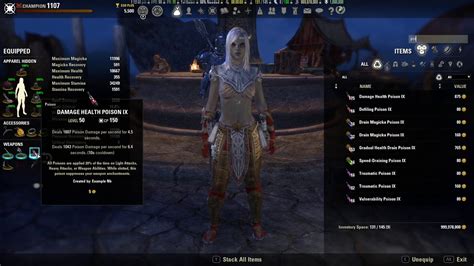 Nov 29, 2022 · I present the list of 10 common alchemy potions in ESO. (links below will take you to the potions description) Essence of Spell Power or Alliance Spell Draught. Essence of Spell Critical. Essence of Weapon Power or Alliance Battle Draught. Essence of Weapon Critical. Essence of Health (Tri-Stat) or Crown Tri-Restoration Potion. Essence of Speed. . 