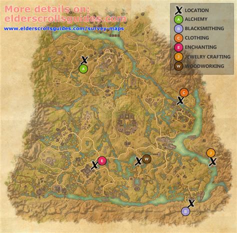 Blacksmith Survey: Shadowfen is a crafting survey map in the Elder Scrolls Online. It points to a location in Schattenfenn where an abundance of crafting materials can be found. Position auf der Karte. 