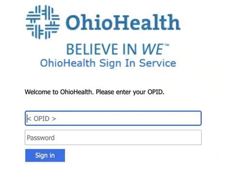 Esource ohiohealth email. Welcome to OhioHealth. Please enter your OPID. Sign in If you already know your current password OR If you forgot your current password you can Click here to change your password. If you are having problems signing in, you may not be fully set up for off network access. Contact IS Support at (614) 566.HELP (4357) for assistance. 