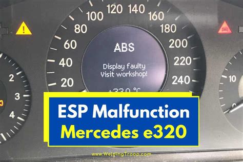 Esp malfunction on mercedes. If “ESP – Visit Workshop” is being displayed in the instrument cluster, and for vehicles with an automatic transmission, the selector lever cannot be moved from position “P” after the engine is started, and various fault codes are stored in the relevant control units, perform the following repair. 