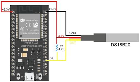 Esp32 ds18b20 mqtt.  Follow the prerequisites, schematic diagram, code and examples t...