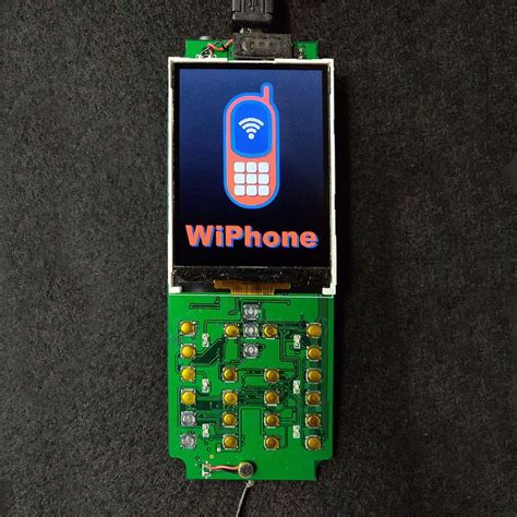 Esp32 wiphone. The WiPhone is an open source Arduino-compatible phone capable of making free cal...