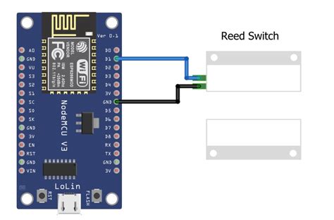 Esp8266 mqtt reed sensor.  a spring) returns the switch to its default position ...