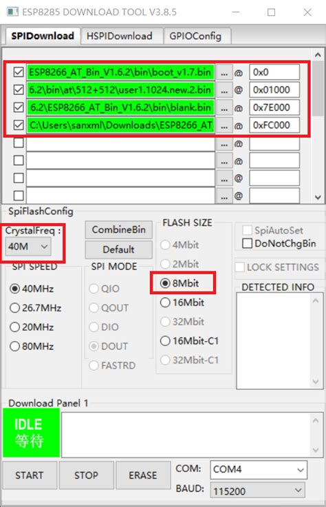 Esp8285 download tool.  Supports Windows, Linux and macOS. py A Python-...