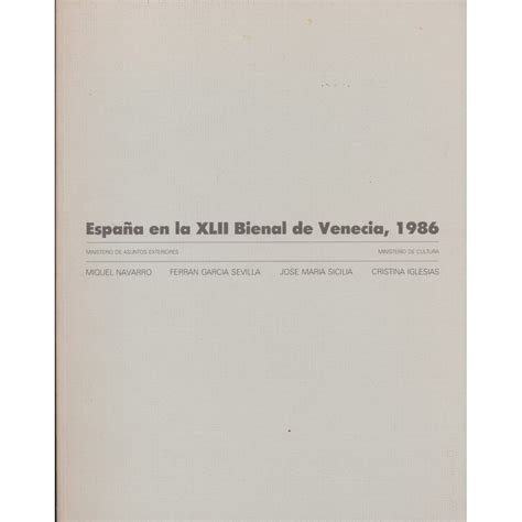 Espana en la xlii bienal de venecia, 1986. - D d 35 monster manual iii.