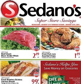 Especiales de la semana sedanos. Sedanos supermarket is the is the largest Hispanic-owned supermarket chain in the United States. The chain has now over 30 stores in Florida. Find here the best Sedano's deals in Orlando FL and all the information from the stores around you. Visit Tiendeo and get the latest weekly ads and coupons on Grocery & Drug. Save money with Tiendeo! 