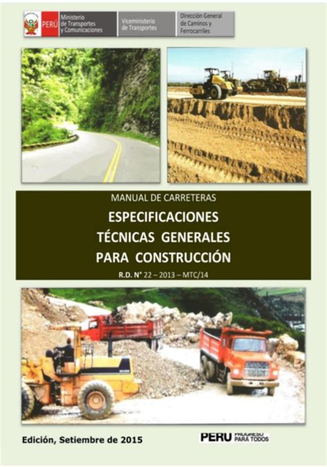 Especificaciones de guía para construcción de carreteras 1988. - Sulzer bingham pump manuals part list.