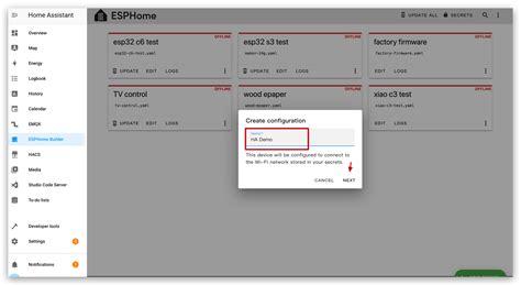 Esphome config.  Create the ESPHome device file.  End users will need to create an...