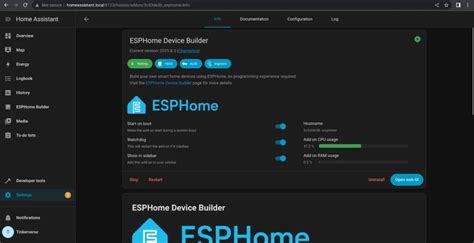 Esphome device builder windows.  Normalnie, z GUI HTZSafe Custom ESPHome Compone...