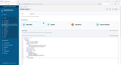 Esphome docker hub.  Includes docker-compose example, ports, volumes, Home Ass...