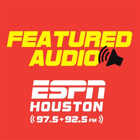 Espn 97.5 houston. Feb 10, 2022 · Sports personalities Vanessa Richardson and Paul Gallant are joining forces as the new 10 am to noon team on ESPN 97.5 FM and 92.5 FM. Both are no strangers to Houston fans. Richardson joins the ... 