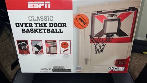 Espn classic over the door basketball hoop. Get the best deals on Indoor Mini Basketball Hoop when you shop the largest online selection at eBay.com. Free shipping on many items ... The Classic Mini Foam Basketball & Hoop - Indoor & Outdoor Play. $16.38. Free shipping. ... Over The Door Basketball Hoop Indoor - Mini Basketball Hoop for Kids and Adults . $39.17 to $50.48. 
