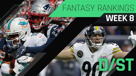 Fantasy football rankings from Matthew Berry, Field Yates, Mike Clay, Eric Karabell and Tristan Cockcroft for Week 8 of the NFL season.. 