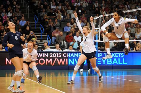 Stanford won its ninth NCAA women's volleyball title -- and third in the past four years -- with a 3-0 sweep of Wisconsin on Saturday. Name a thing you can do on a volleyball court, and the .... 