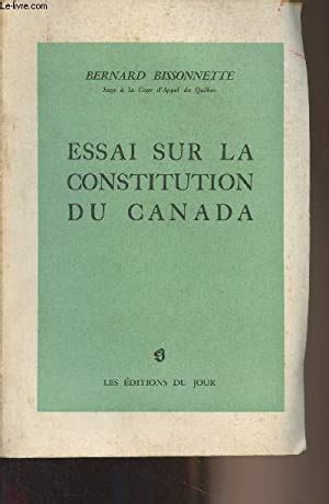 Essai sur la constitution du canada. - Funktion und grenzen der inhaltsbestimmung des eigentums im sinne von artikel 14 absatz 1 satz 2 des grundgesetzes.