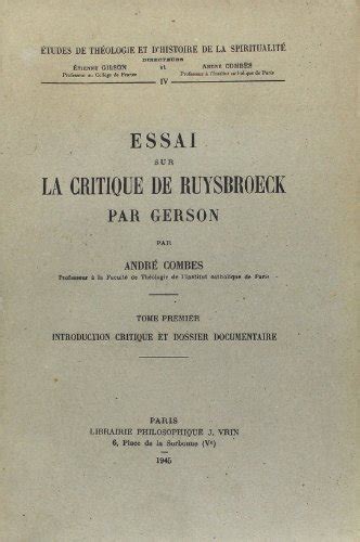 Essai sur la critique de ruysbroeck par gerson. - Stokes beginners guide to shorebirds by donald stokes.