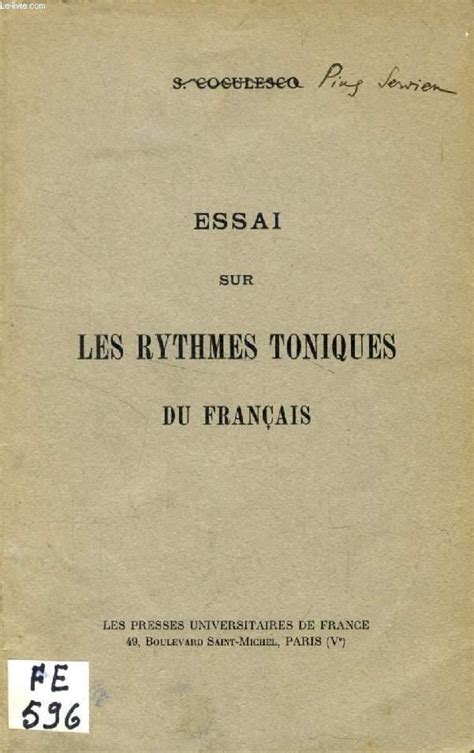 Essai sur les rythmes toniques du français. - The teacheraposs concise guide to functional behavioral assessment.