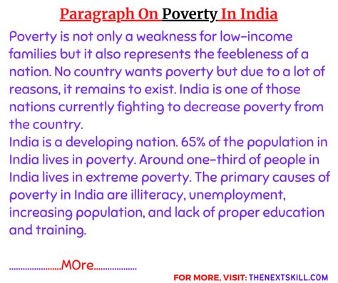 Essay On The Problem of Poverty in India in 1000 Words