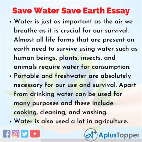 Essay on Save Water for Students and Children 500+ Words …