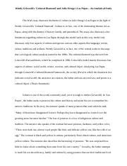 Essay on The Cultural Diamond.docx - Essay on The Cultural...