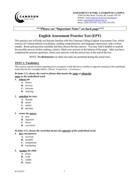 Essay preparation guide for english assessment test. - Couples sex guide by ariana hunter.