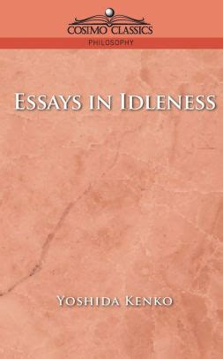 Read Essays In Idleness And Hjki By Yoshida Kenk