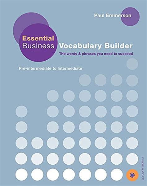 Essential Business Vocabulary Builder Pre Int