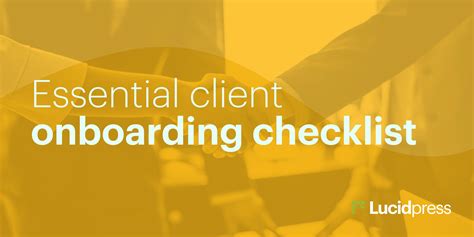 Essential Client Onboarding Checklist for Agencies Lucidpress