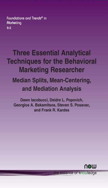 Essential analytical techniques for the behavioral marketing researcher foundations and. - Allyn and bacon guide to writing rhetorical chapter.