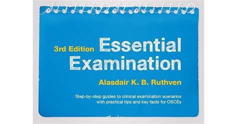 Essential examination third edition step by step guides to clinical examination scenarios with practical tips. - Instruction manual for remeha avanta plus.
