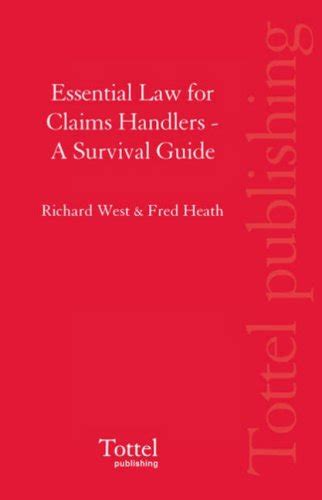 Essential law for claims handlers a survival guide. - Millers advertising tins a collectors guide millers collectors guide.