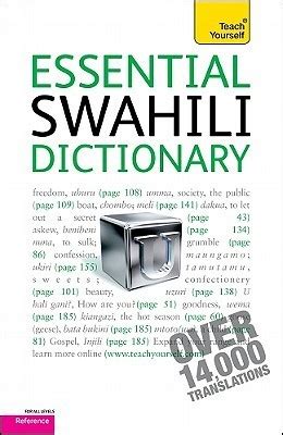 Essential swahili dictionary a teach yourself guide 3rd edition. - There is no tomorrow the ultimate guide to beating procrastination.