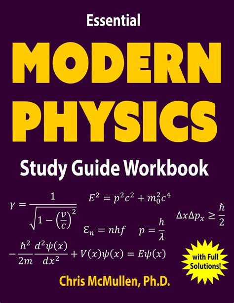 Read Essential Modern Physics Study Guide Workbook By Chris Mcmullen