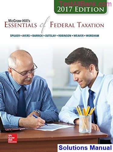 Essentials of federal taxation solutions manual. - Botschaft und lehre von der kirche im religionsunterricht.