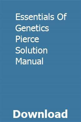 Essentials of genetics pierce solution manual. - 2003 download del manuale di officina lamborghini gallardo.