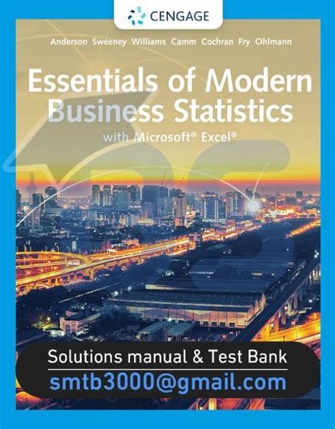 Essentials of modern business statistics solution manual. - Distress to de stress a practical guide to stress free living.