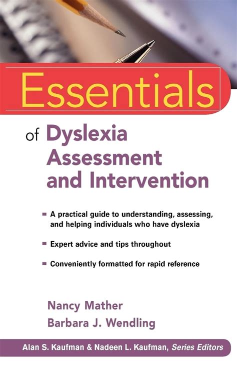 Read Online Essentials Of Dyslexia Assessment And Intervention By Nancy Mather