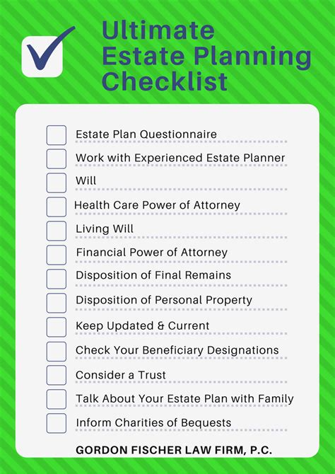 Estate Planning Checklist What to Discuss With Your Estate Attorney
