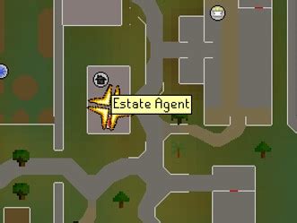 To buy a house, however, they must visit an estate agent in any of the following cities: Varrock, Falador, Seers' Village, or East Ardougne. A portal found north of Rimmington can be used to go to their house. Banknote exchange merchant [edit | edit source] Phials the NPC is located in the general store..