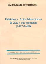 Estatutos y actos municipales de jaca y sus montañas, 1417 1698. - Greg arnold 2013 chemistry study guide.