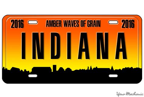 Indiana's Standard License Plates. When you purchase or renew any Indiana license plate, you will pay registration fees and taxes determined by the year and make of your vehicle, your county and municipality of residence. Most license plates are available to renew online. Vehicles requiring additional forms upon renewal cannot be renewed online.