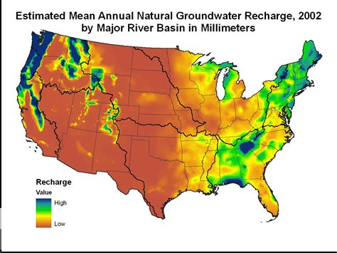 Estimated mean annual natural ground-water recharge in the ... - USGS