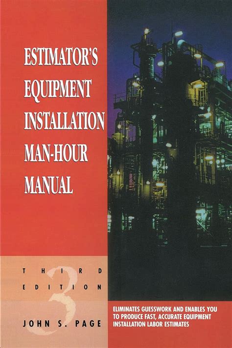 Estimators equipment installation man hour manual. - 1995 40 hp mariner outboard manual.