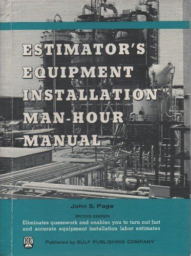 Estimators manual of equipment and installation costs. - Kittel kroemer thermal physics solutions manual.