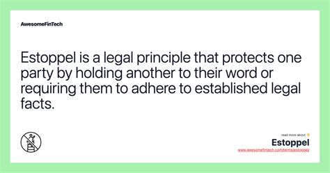 Estoppel AwesomeFinTech Blog
