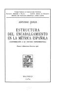 Estructura del encabalgamiento en la métrica española. - Mmpi mmpi 2 und mmpi a vor gericht ein praktischer leitfaden für sachverständige und rechtsanwälte.